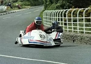 Images Dated 2nd August 2011: Tom Clelland at Ginger Hall: 1983 Sidecar TT