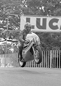 Images Dated 26th December 2021: Tom Herron (Yamaha) 1974 Lightweight TT
