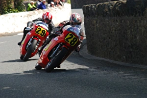 Henry Bell Gallery: Tom Jackson (Honda) and Henry Bell (Honda) 2011 Pre TT Classic