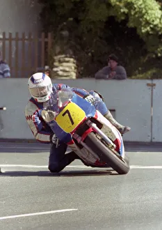 Images Dated 10th June 2021: Tom Knight (Honda) 1991 Senior Manx Grand Prix