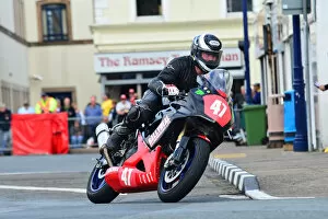 Images Dated 9th June 2021: Tommy Heaphy (Suzuki) 2015 Newcomers Manx Grand Prix