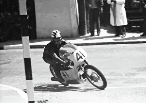 Ducati Prints: Tommy Robb (Ducati) at The Manx Arms; 1959 Ultra Lightweight TT