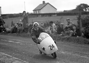 Images Dated 23rd April 2023: Tommy Robb NSU 1957 Lightweight Ulster Grand Prix