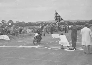 1951 Lightweight Ulster Grand Prix Prints: Tommy Wood (Guzzi) 1951 Lightweight Ulster Grand Prix