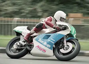 Tony Anderson Prints: Tony Anderson (Yamaha) 1989 Lightweight Manx Grand Prix