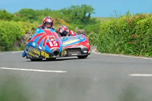 Tony Baker & Fiona Baker-Milligan (Baker Suzuki) 2010 Sidecar TT