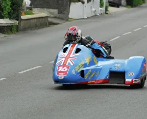 Fiona Baker Milligan Collection: Tony Baker & Fiona Baker-Milligan (Suzuki) 2016 Sidecar A TT
