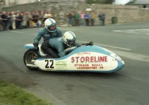 Tony Baker Prints: Tony Baker & John Tindal (Suzuki) 1980 Southern 100