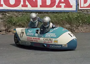 Tony Baker & Peter Harper (Yamaha) 1986 Sidecar TT