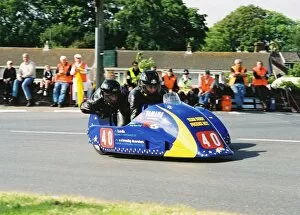 Images Dated 12th July 2017: Tony Elmer & Darren Marshall (Ireson Yamaha) 2004 Sidecar TT
