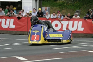 Images Dated 1st January 1980: Tony Elmer & Darren Marshall (Yamaha) 2011 Sidecar TT