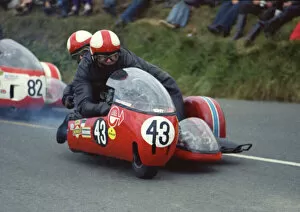 Tony Greening & Roger Parker (BSA) 1974 500 Sidecar TT