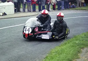 Tony Greening & Roger Parker (Weslake) 1974 Sidecar 750 TT