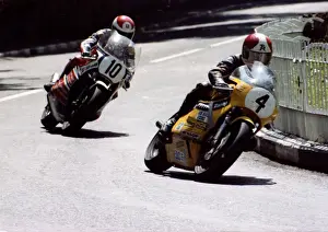 Tony Rutter (Yamaha) & Alan Jackson (Yoshimura Suzuki) 1981 Classic TT