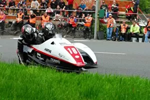 Images Dated 1st June 2013: Tony Thirkell & Nigel Barlow (Honda) 2013 Sidecar TT