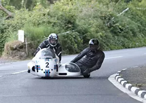 Images Dated 26th August 2022: Tony Thirkell & Trevor Johnson (BMW NRE) 2022 Pre TT Classic