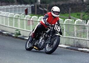 Images Dated 25th January 2018: Tony Wright (Velocette) 1990 Senior Classic Manx Grand Prix