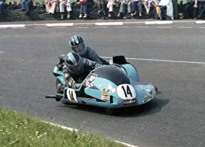 Images Dated 13th December 2019: Trevor Ireson & Michael Allsworth (Yamaha) 1978 Sidecar TT