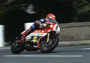Images Dated 31st May 2020: Trevor Nation (Ducati Cagiva) 1984 Formula One TT