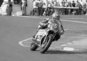 Images Dated 31st May 2020: Trevor Nation (Ducati Cagiva) 1984 Formula Two TT