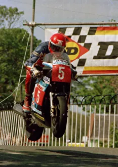 Images Dated 20th September 2019: Trevor Nation (Suzuki) 1986 Production A TT