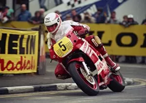 Images Dated 16th August 2016: Trevor Nation (Yamaha) 1987 Senior TT