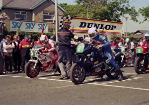 Trevor Nation (Yamaha) & Nick Jefferies (Honda) 1987 Production B TT