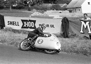 Images Dated 29th June 2022: Umberto Massetti (MV) 1955 Lightweight Ulster Grand Prix