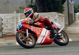 Images Dated 14th January 2019: Vaughan Smith (Yamaha) 1987 Junior Manx Grand Prix