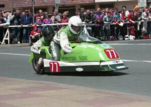 Images Dated 21st June 2020: Vernon Phillips & Gill Phillips (Kawasaki) 1995 Sidecar TT