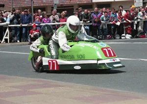 Images Dated 21st June 2020: Vernon Phillips & Gill Phillips (Kawasaki) 1995 Sidecar TT