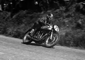 Images Dated 10th May 2018: Vic Willoughby (Norton) 1953 Senior TT