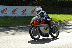 Images Dated 29th August 2016: Vicente Ballester (Bultaco) 2016 Classic TT Parade Lap