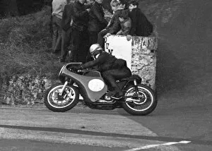 Images Dated 18th February 2021: Vin Duckett (AJS) 1966 Junior TT