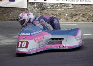 Images Dated 27th January 2022: Vince Biggs & Jamie Biggs (Shelbourne Yamaha) 1993 Sidecar TT