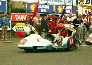 Eric Ammann Gallery: Vince Winstanley & Eric Ammann (BMW) 1988 Sidecar TT