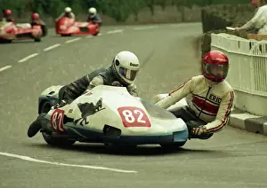 Vince Winstanley & Eric Ammann (BMW) 1986 Sidecar TT
