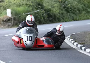 Images Dated 26th August 2022: Wally Saunders & Bob Dowty (MR Equipe BMW) 2022 Pre TT Classic