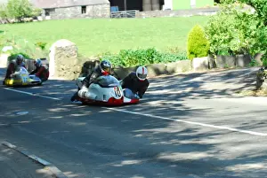 Wally Saunders & Bob K Dowty (Moto Guzzi) 2016 Pre TT Classic