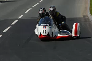 Images Dated 30th May 2010: Wally Saunders & Eddie Kiff (BMW) 2010 Pre TT Classic