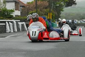 Images Dated 27th May 2013: Wally Saunders & Eddy Kiff (BMW) 2013 Pre TT Classic