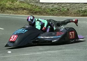 Images Dated 31st October 2016: Wally Saunders & Rick Roberts (Ireson) 1996 Sidecar TT