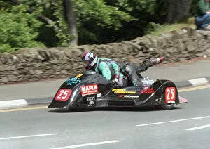 Images Dated 21st June 2020: Wally Saunders & Rick Roberts (Ireson) 1996 Sidecar TT