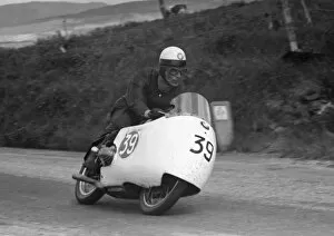 Images Dated 7th October 2018: Walter Zeller (BMW) 1957 Senior TT