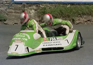 Warwick Newman & Eddie Yarker (Ireson) 1986 Sidecar TT