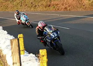 2022 Junior Manx Grand Prix Prints: Wayne Burgeais Kawasaki) 2022 Junior Manx Grand prix