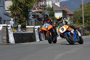 Wayne Hamilton (Kawasaki) and Ian Lougher (Kawasaki) 2011 Southern 100
