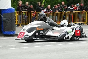 Images Dated 8th June 2015: Wayne Lockey & Mark Sayers (Ireson Honda) 2015 Sidecar TT