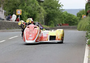 Images Dated 5th July 2023: Wayne Lockey Matthew Rostron LCR Honda 2023 Sidecar TT