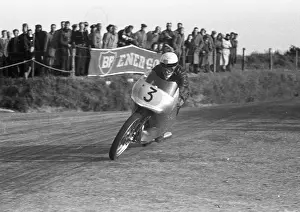 Werner Haas at Cronk ny Mona: 1954 Ultra Lightweight TT